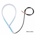 Motorcycle running water steering LED light strip in colour-changing options with 30cm, 45cm, and 60cm lengths