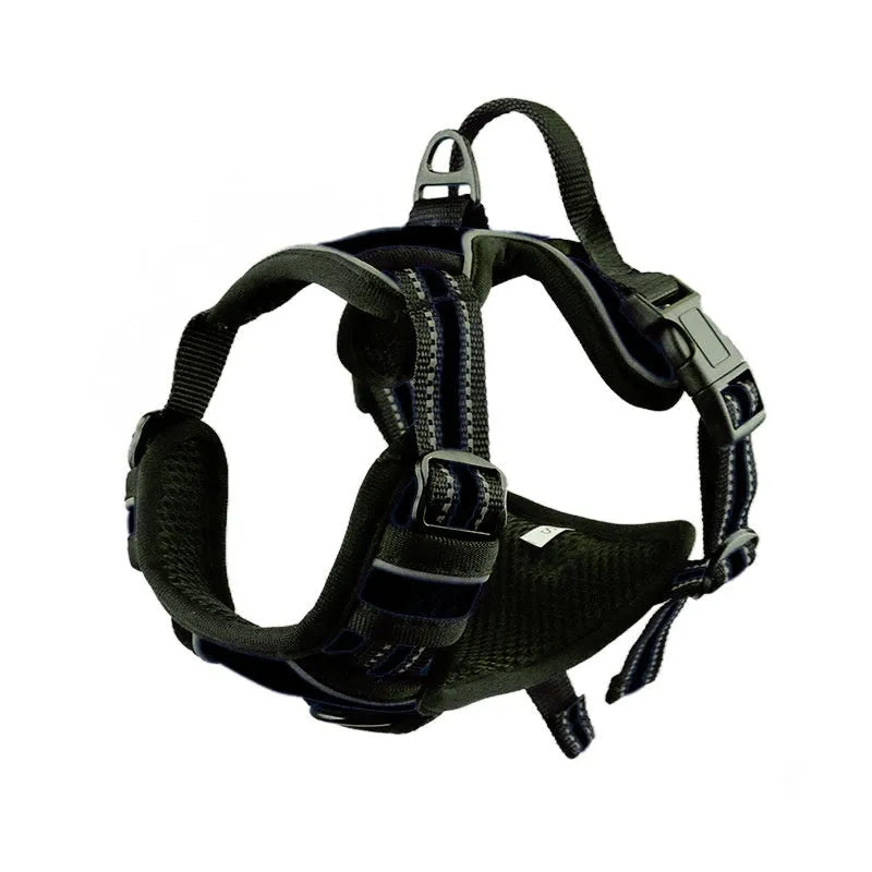 Adjustable Oxford cloth dog harness in multiple colours and sizes for walking and outdoor use