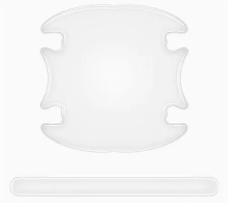 Transparent 3D car door handle protection stickers for scratch prevention