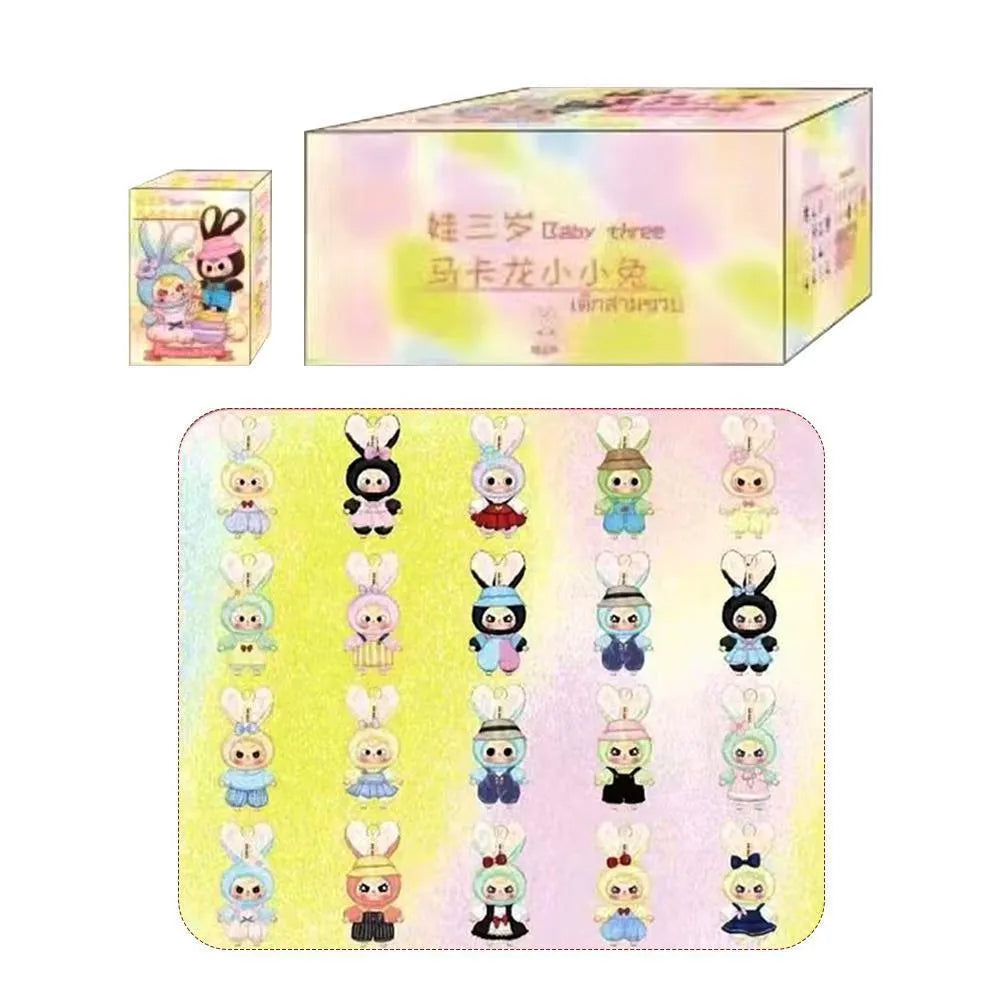 Plush blind box toy decorative hanging creative cute doll random colour single box packaging