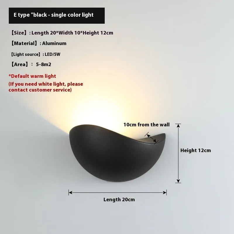 Black Bird's Nest style LED courtyard lamp with IP65 waterproof rating and warm white light.