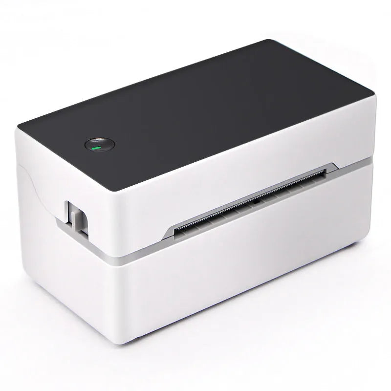 Thermal label printer with Bluetooth and USB, 150mm/s speed, compact 16x8x8 cm desktop model