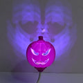 Pumpkin shaped decorative lamp with USB charging cable and colour selection options