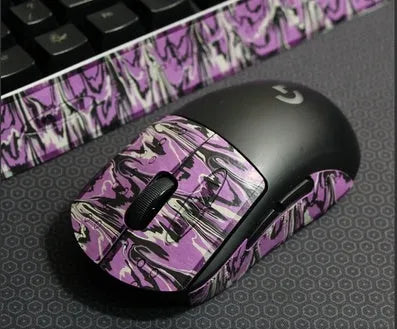 Second generation GPX mouse anti-skid sticker grip tape for mouse buttons in black grey