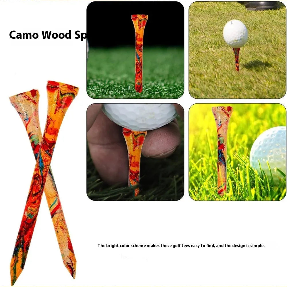 Colourful 70mm golf ball holder set of 50 pieces for putting practice and training drills