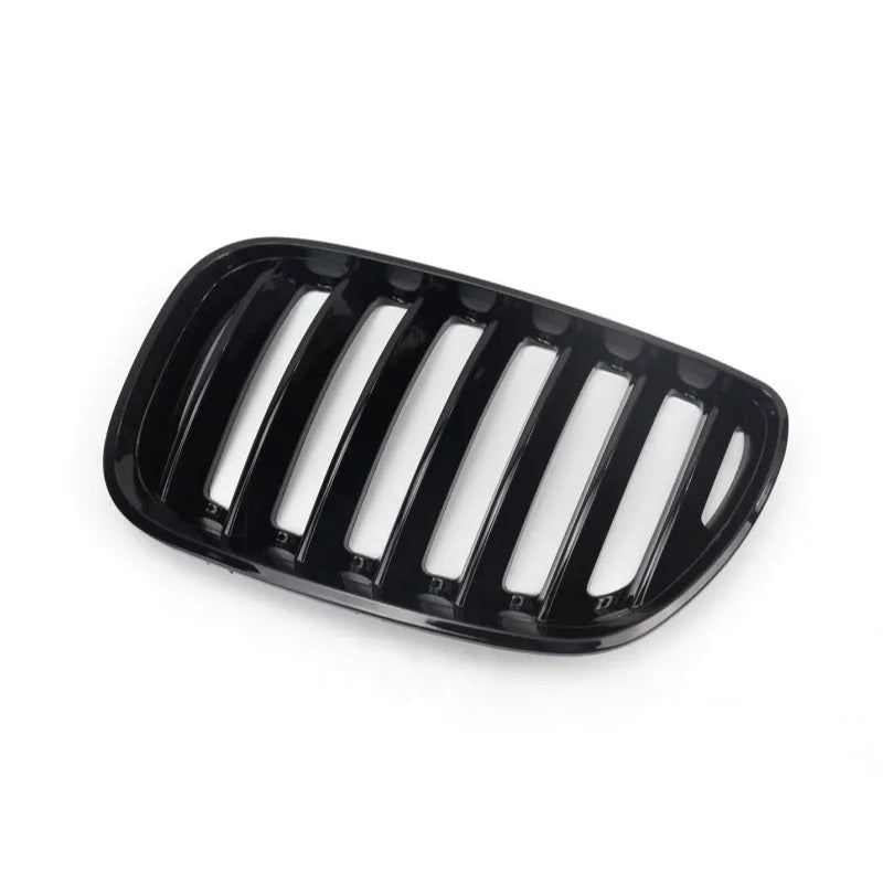 Bright black ABS plastic grid mesh grille for BMW X5 centre bumper replacement