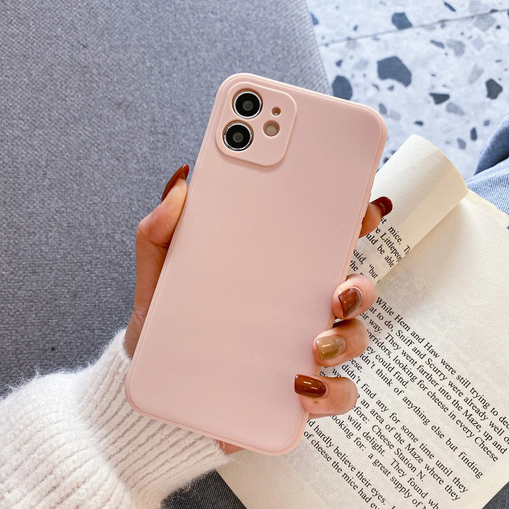 Fine hole matte TPU straight edge back cover phone case for Realme10 Domestic and RealmeV20 in black colour