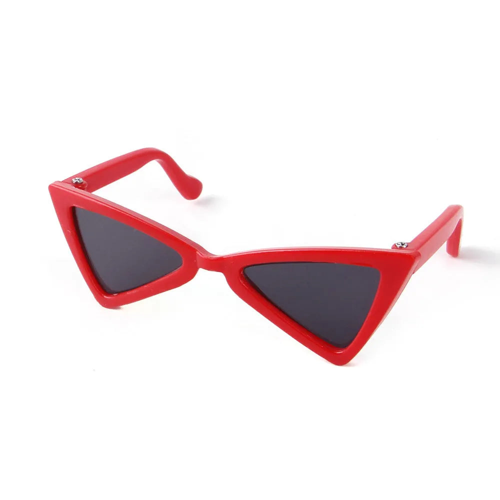 Funny plastic glasses for dogs and cats in nine colours with leisure-style plastic frames