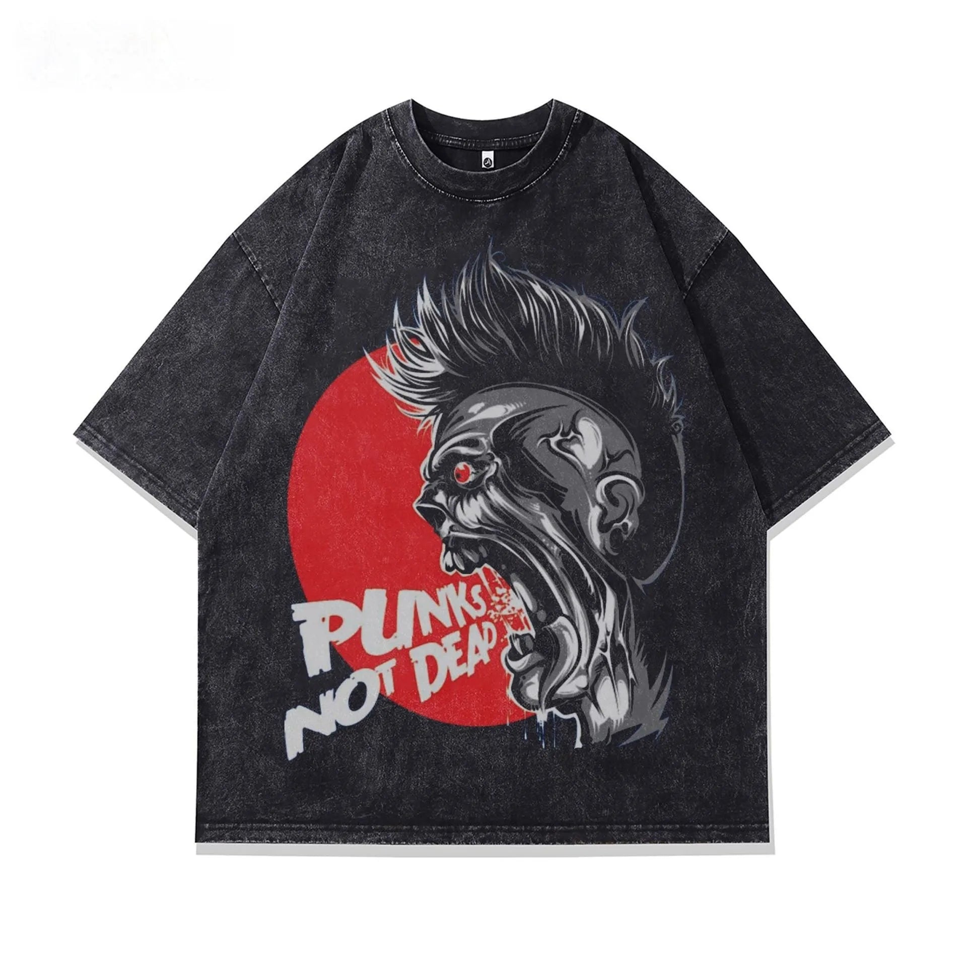 Men's loose fit character print cotton t-shirt in colour Style03916