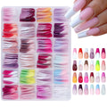 French Wear Seamless Removable Nail Stickers in French Wear Armour colour, 288-piece set
