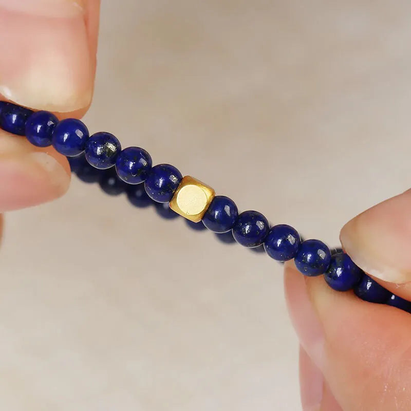 Natural green gold stone bracelet with 16mm geometric crystal beads and electroplated finish