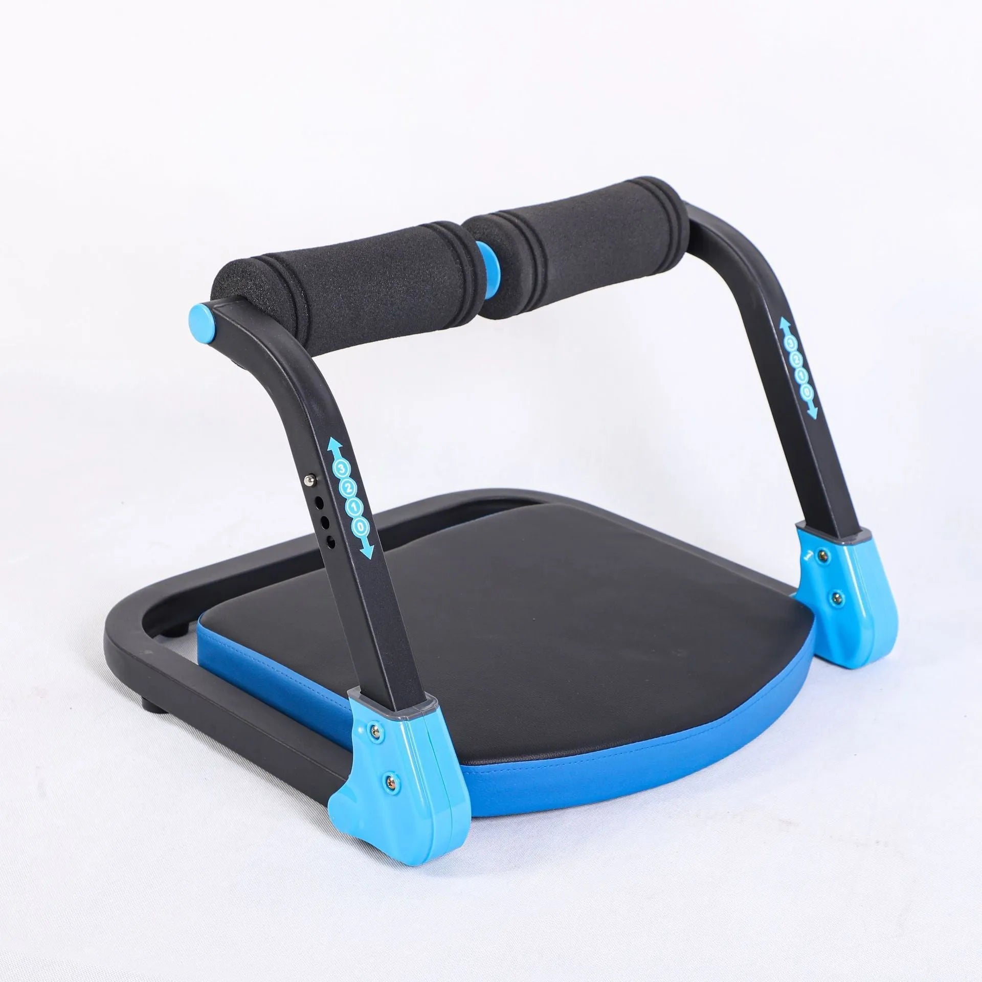 Household mini multifunctional abdominal device in sky blue or red for fitness training
