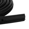 Black rubber sliding door seal strip for Toyota Hiace high roof van, 5 metres long