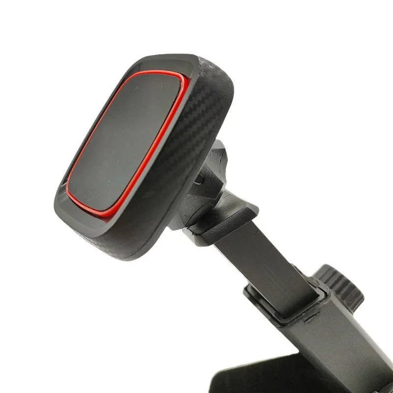 Universal car phone holder with air vent mount and long brush holder in hose black colour