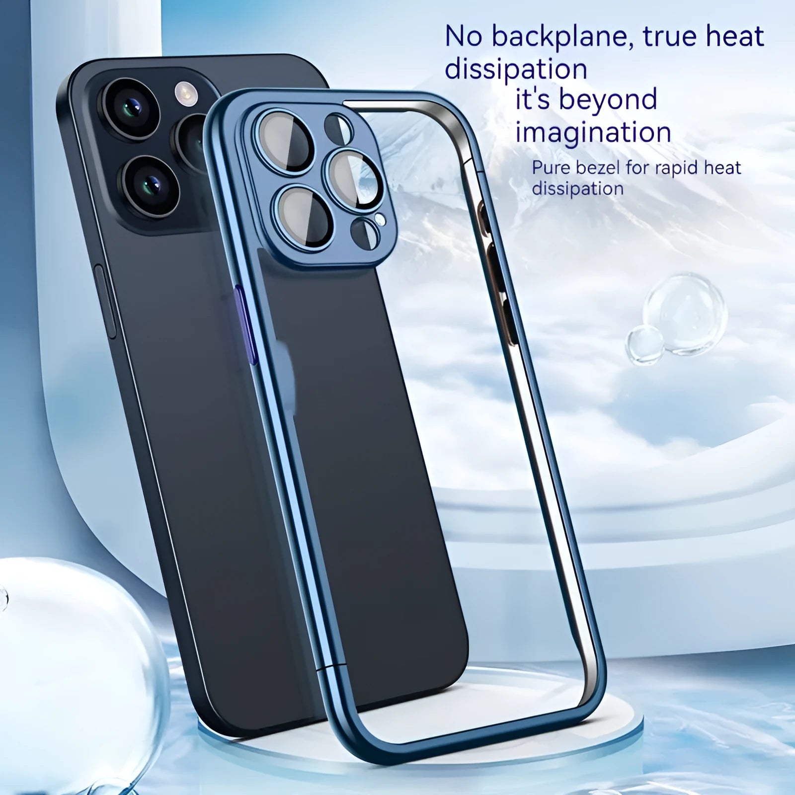 Matte electroplated PC phone case for Apple iPhone 12-15 Pro Max in titanium gray