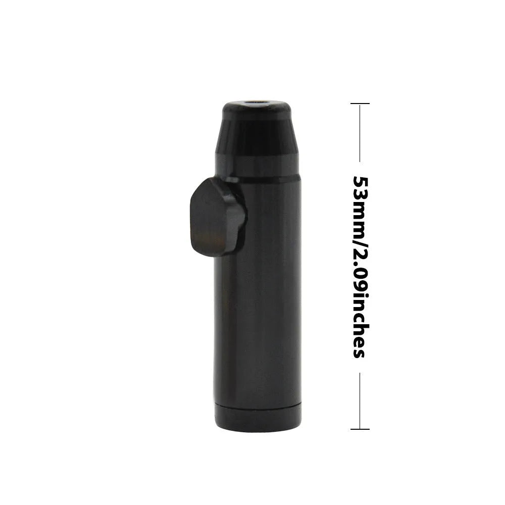 Aluminium alloy cigarette holder with bullet snuff design in multiple colour options