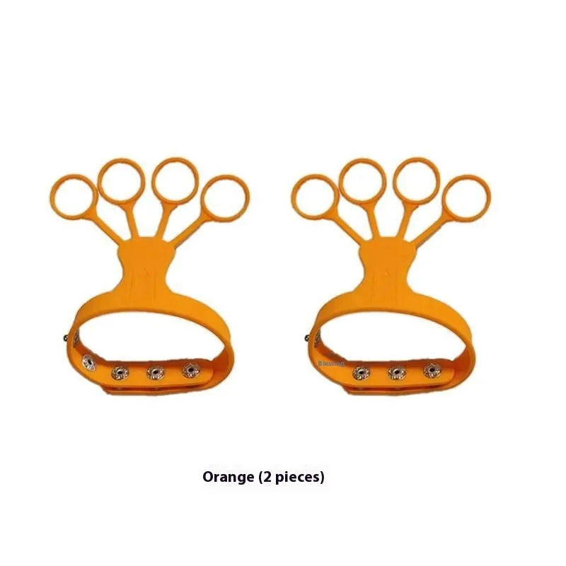 Shooting brace finger training equipment for basketball with five-finger three-point design in various colour combinations