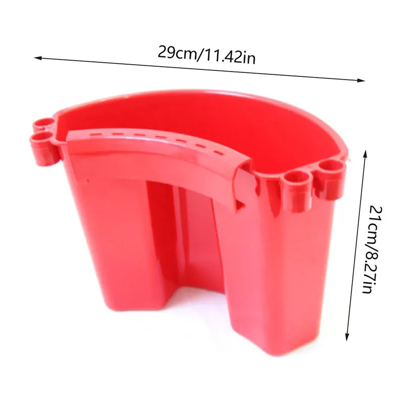 Car washing bucket in PP material available in black, red, blue and pink colour options