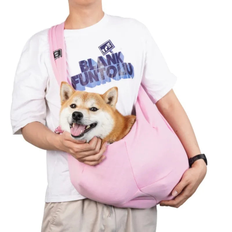 Folding cat messenger backpack with breathable mesh panels in multiple colour options