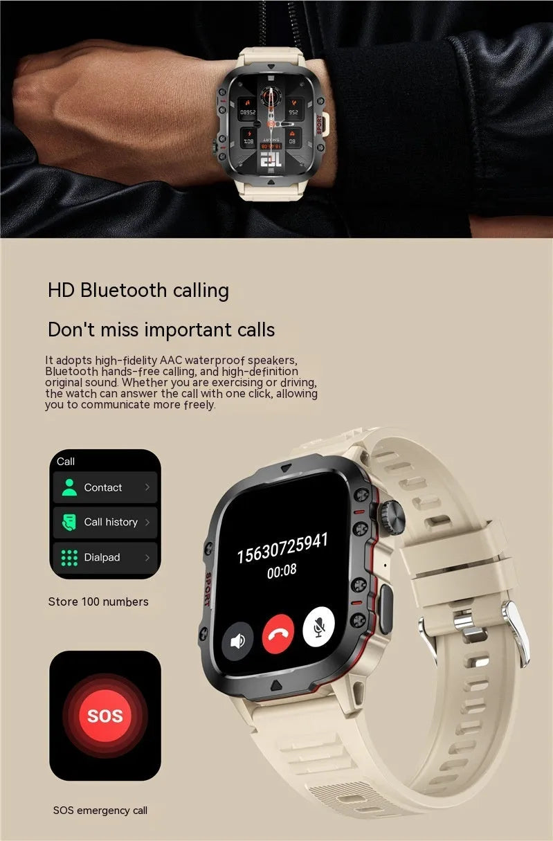 QX11 Smart Bluetooth Watch with zinc alloy case showing TFT screen displaying heart rate data