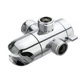 Copper shower water distributor with metal joint connector for US bracket fittings.