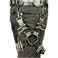Black PU leather leggings fashion accessory for layering and costumes