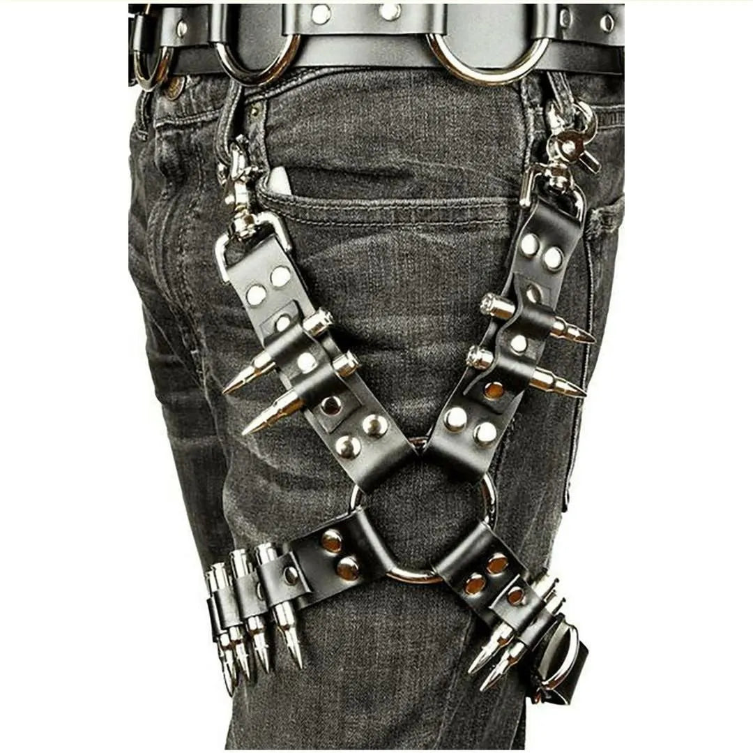 Black PU leather leggings fashion accessory for layering and costumes