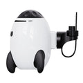 White baby sleep comforter device with automatic shaking function and Bluetooth connectivity