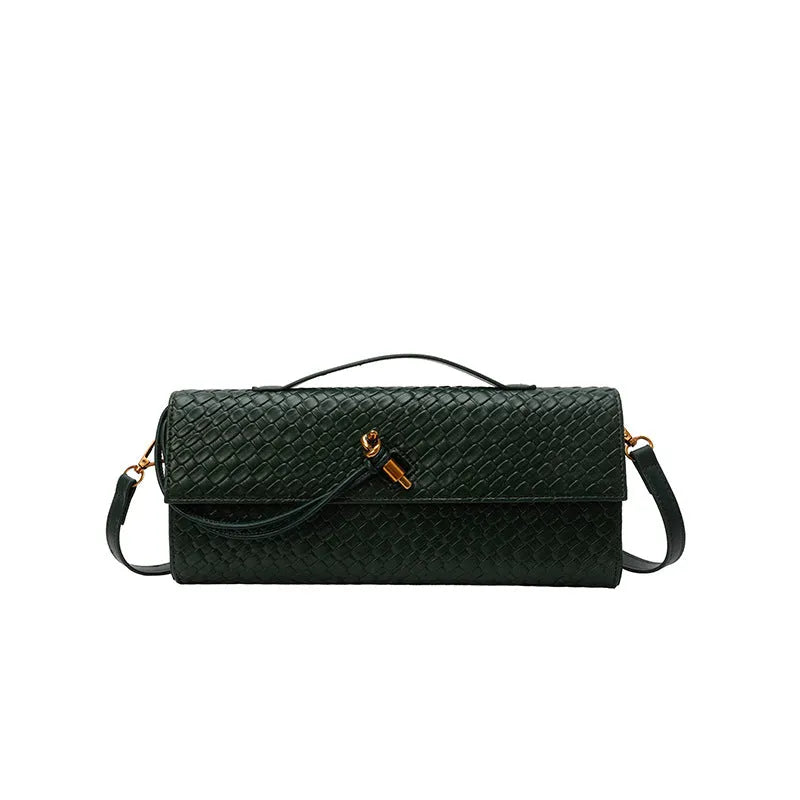 Retro PU leather shoulder messenger bag in hard construction with single strap and polyester lining, multiple colour options.