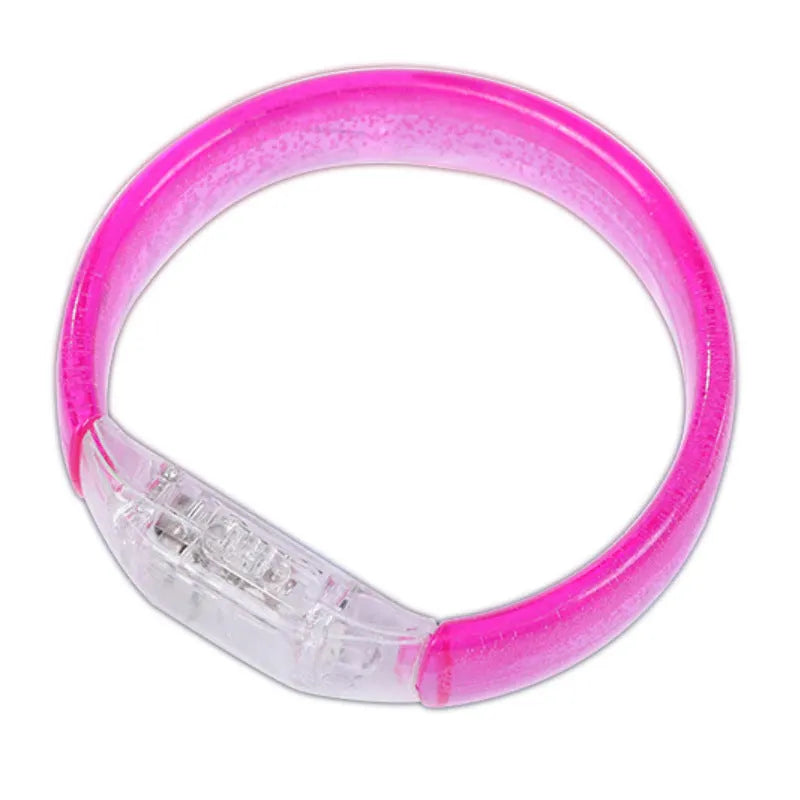 LED luminous plastic hand ring bracelet with monochrome blue light, 83mm x 73mm concert prop