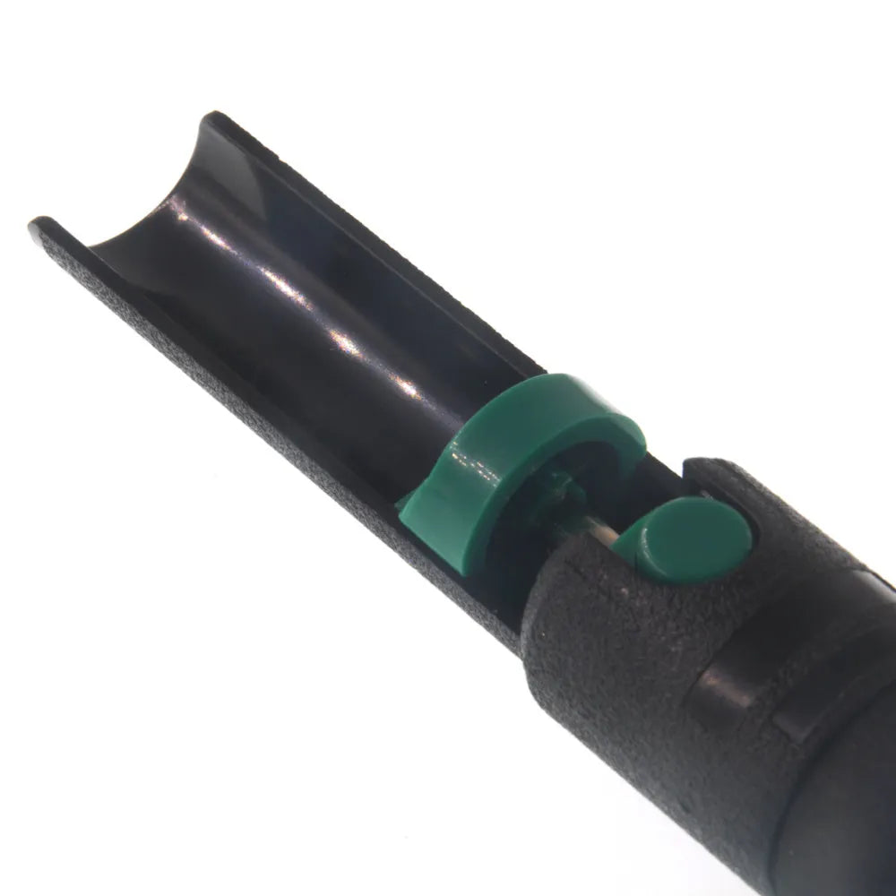 Manual semi-aluminum alloy tin suction device black suction gun 210mm length for desoldering