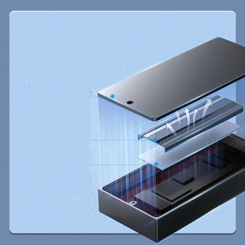 M.2 SATA NVMe high-speed disk box in aluminium alloy, gray, measures 29x107x12.5 mm, supports up to 4TB