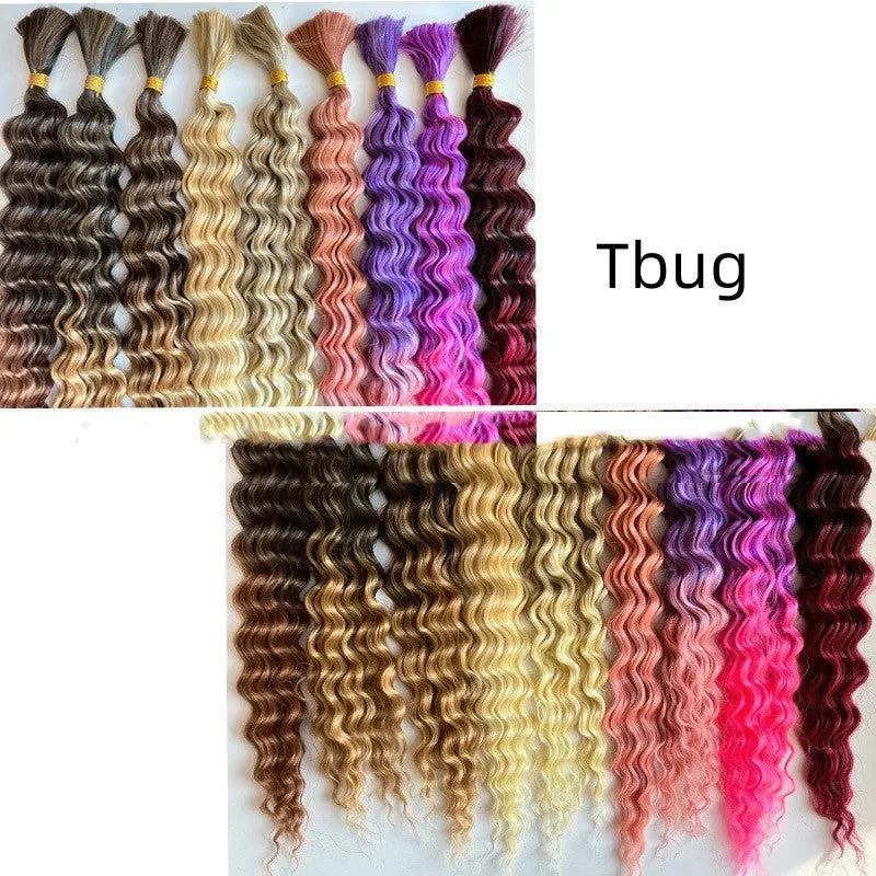 Boho Braids deep twist synthetic hair extension in beach wave style, 22 inch 100g domestic silk fibre