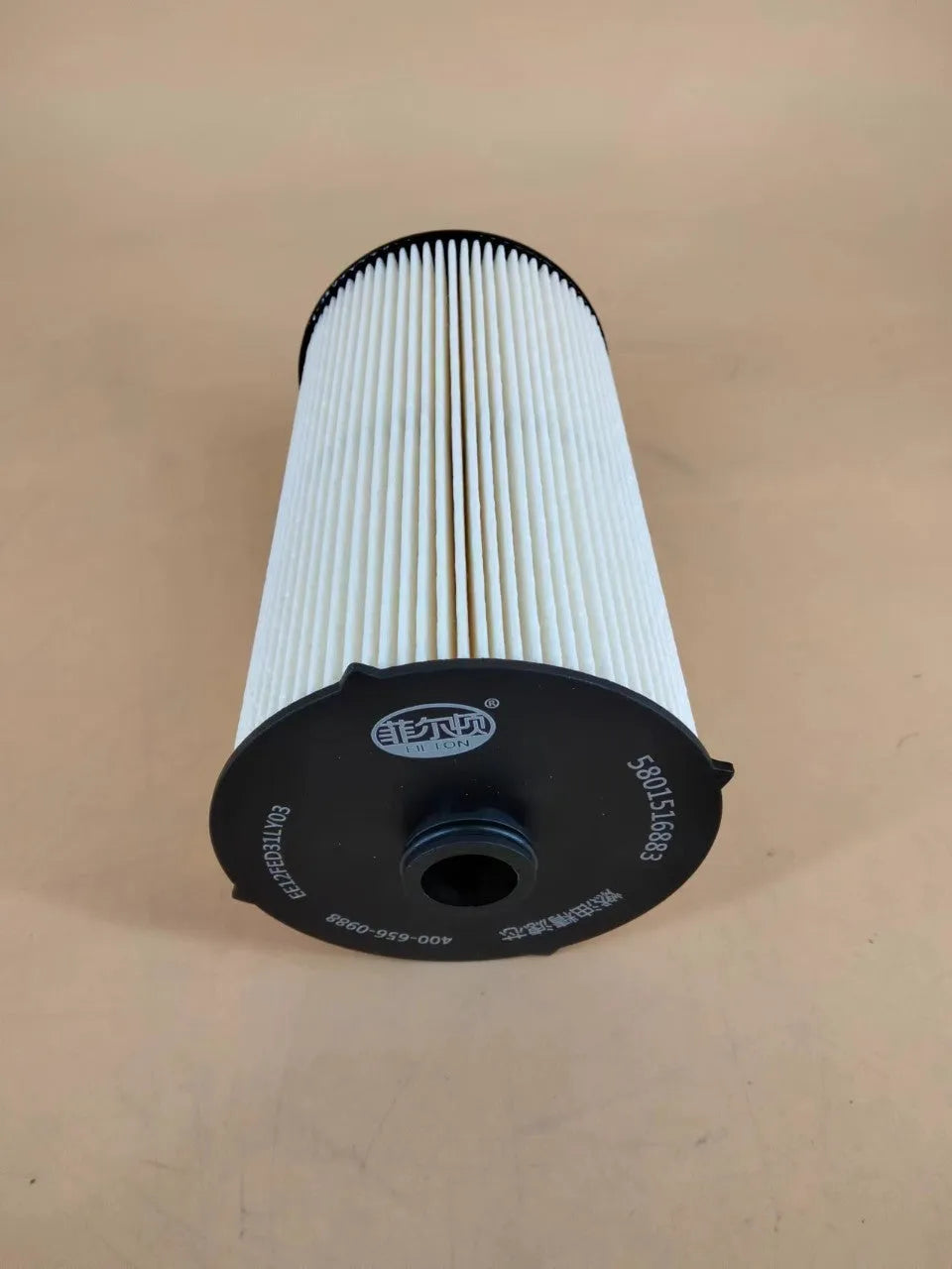 Iveco 5801516883 fuel filter component for diesel engine fuel systems.