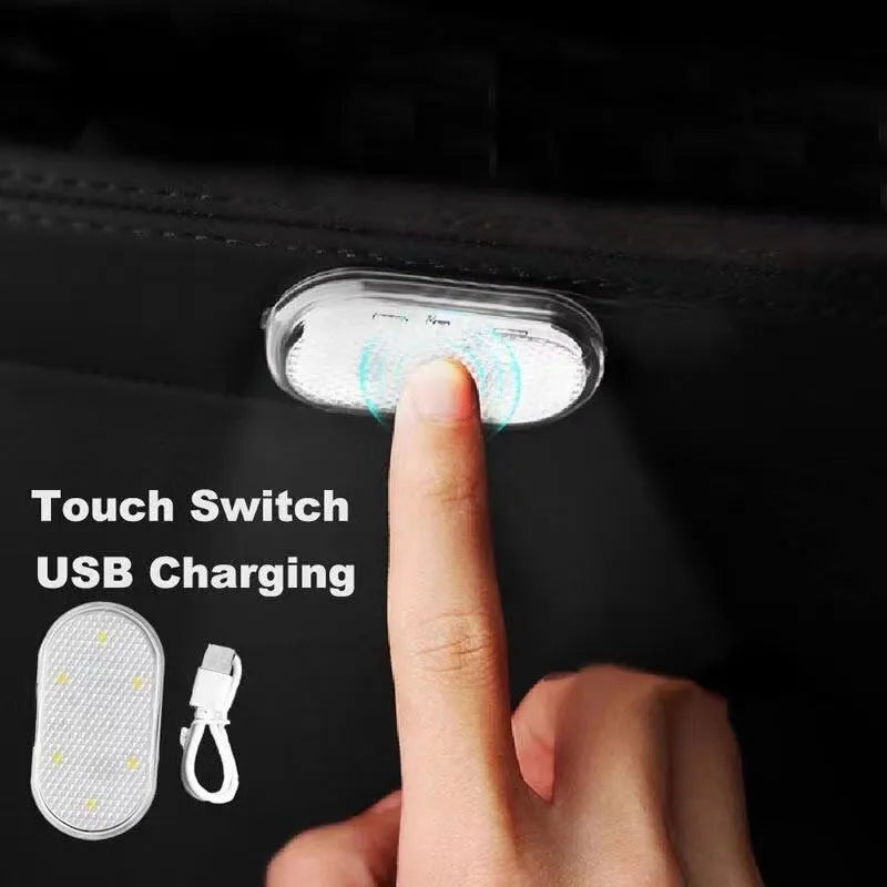Touch control LED car interior atmosphere lighting unit with multiple colour options