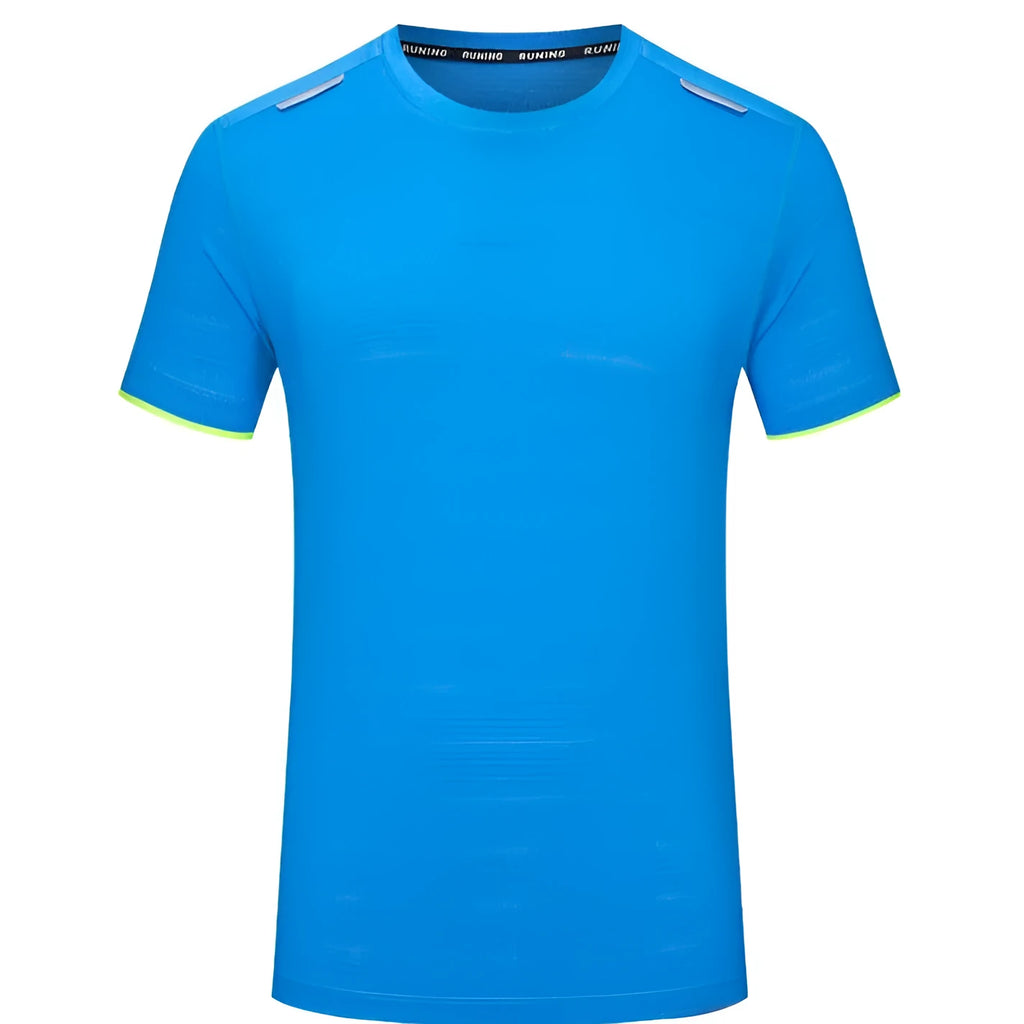 Ice silk quick-drying work T-shirt in loose fit with solid colour options