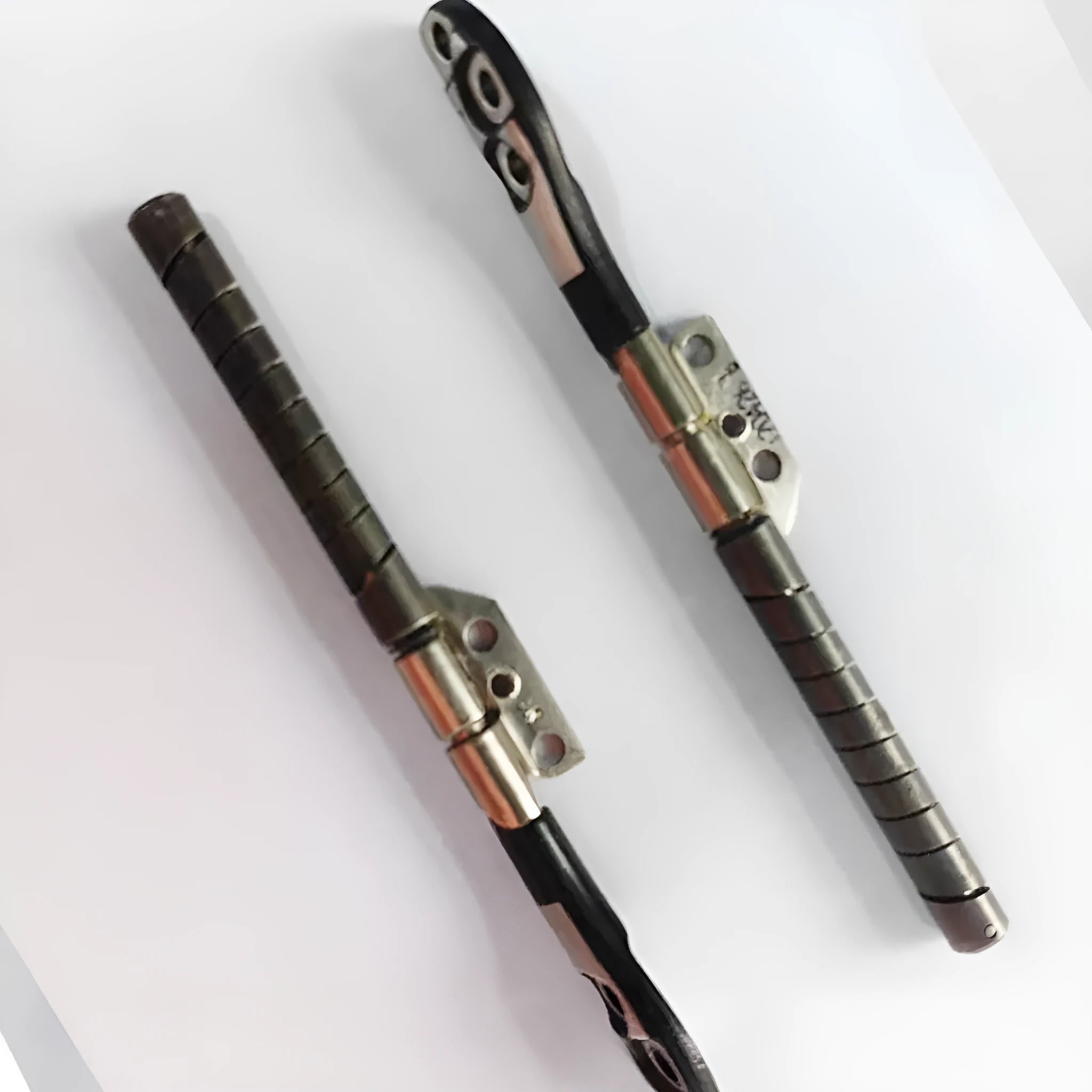 Pair of A1286 replacement screen spindles for MacBook Pro 15-inch laptop repair.