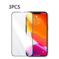 HD tempered glass screen protector for iPhone 15 Pro Max, ultra-clear full coverage, 3-pack
