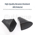 Two matte black ABS plastic storage boxes designed for Tesla Model Y front door pockets