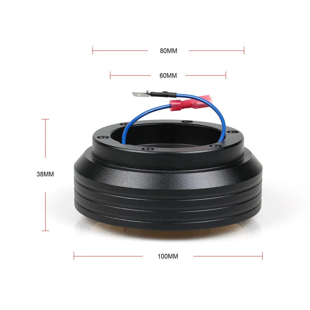 Black steering wheel hub adapter for Honda Civic EK130H and EG110H car modification