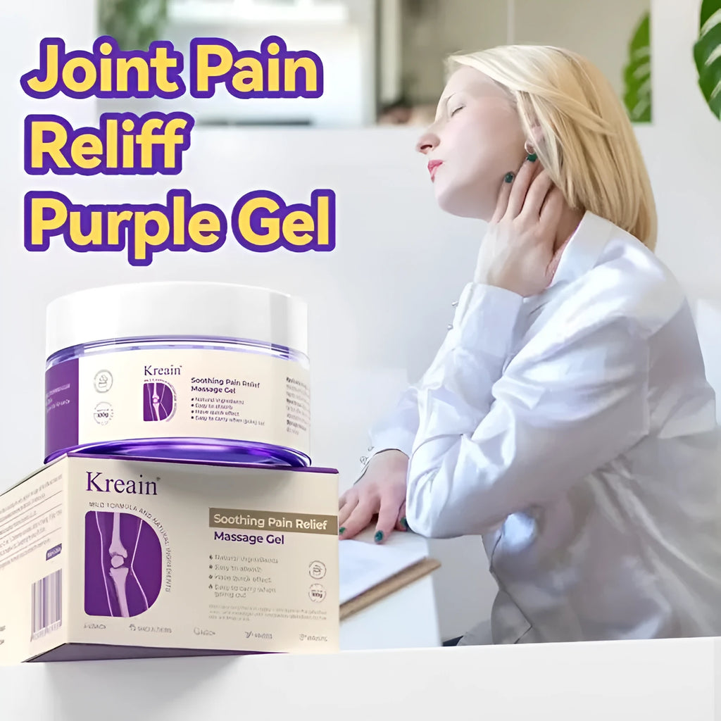 100g tube of joint pain care gel with menthol for topical relief