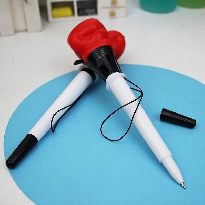 4-pack of ejection pens with boxing press mechanism and plug-in sleeve design