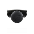 Black and blue silicone steering wheel assist ball showing round design for single-handed steering control.