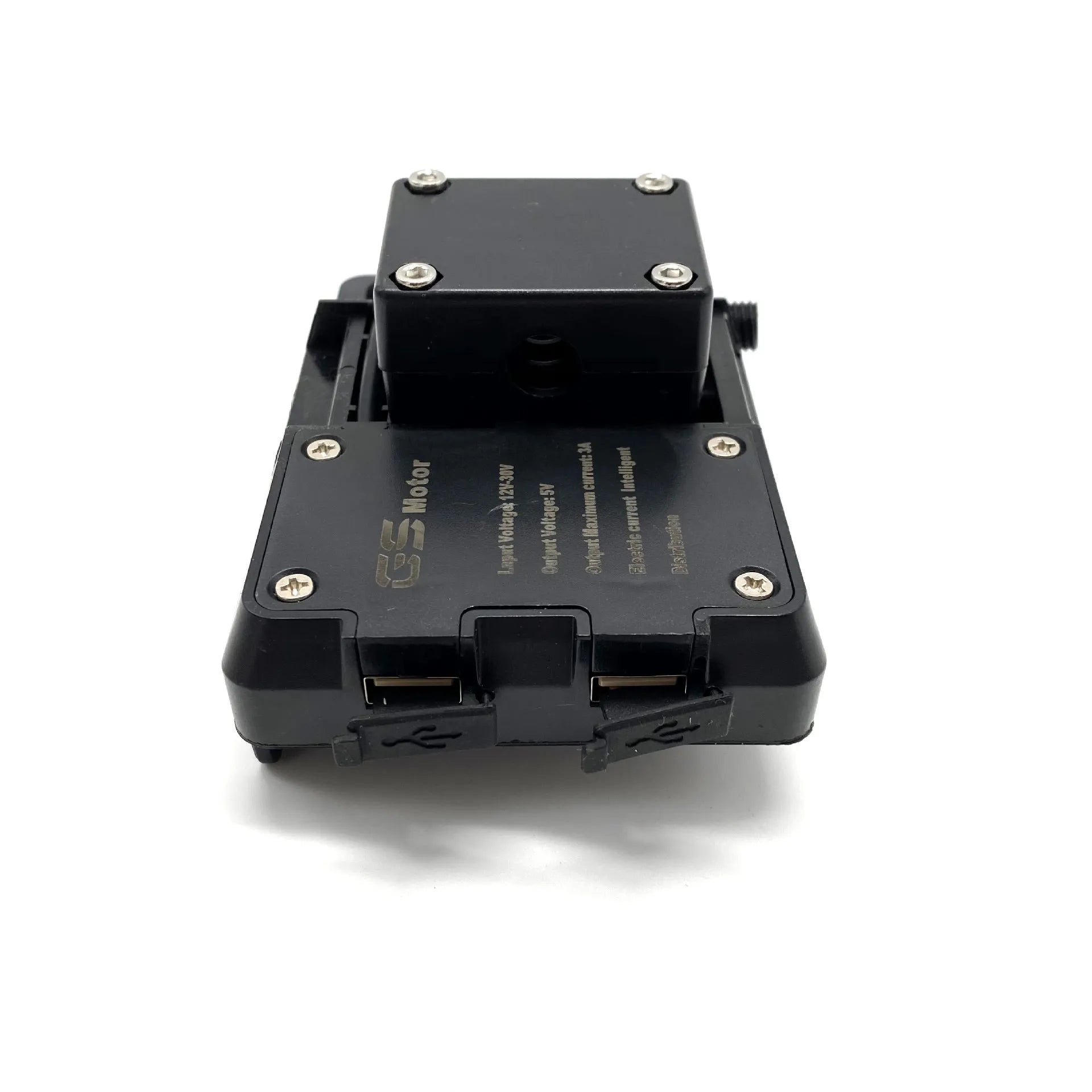 Black ABS plastic motorcycle navigation bracket for BMW R1200GS and R1250GS models