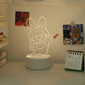 LED bedside night light 9.5x18cm in one of 17 decorative styles with USB or 220V plug option