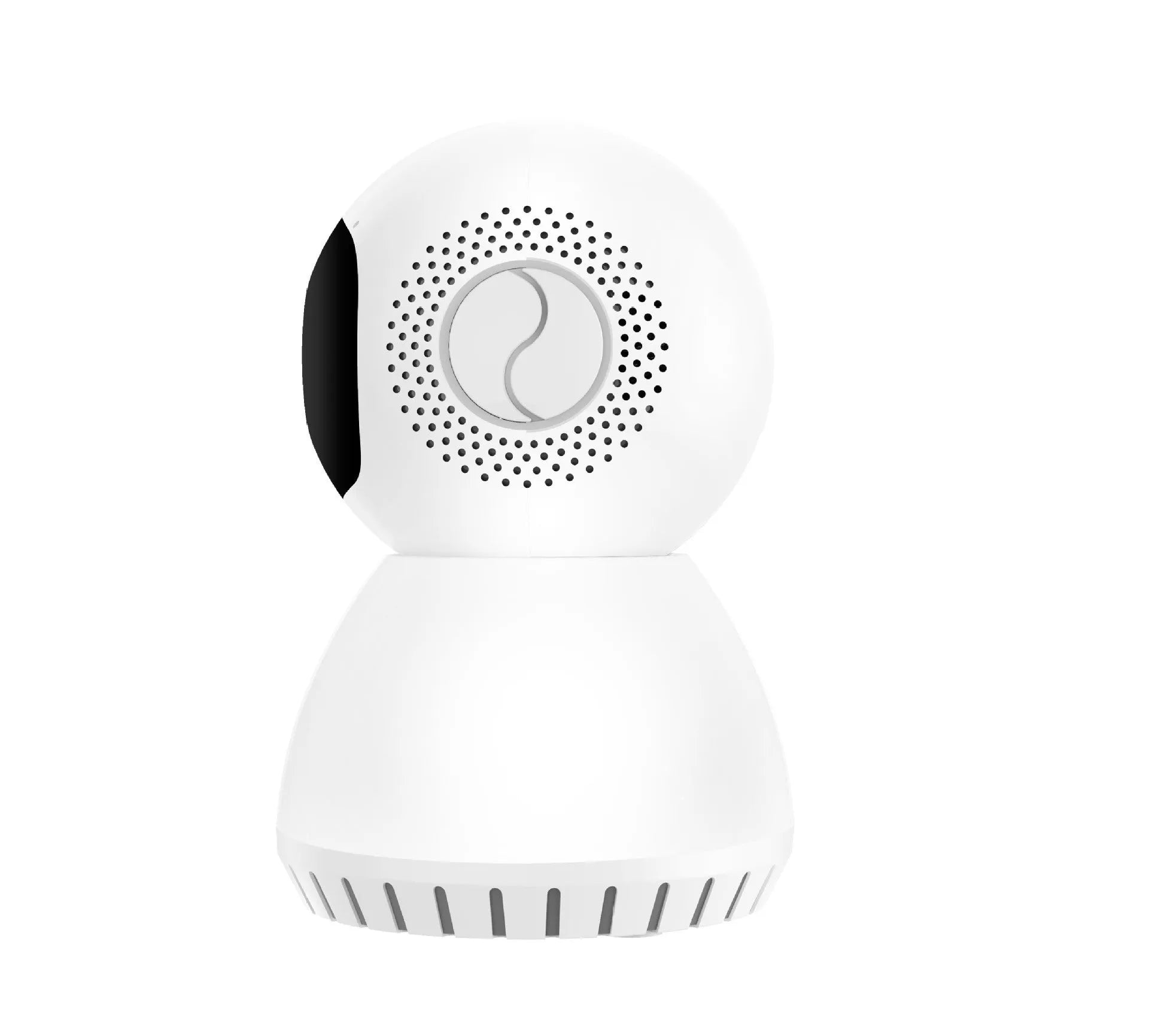 White dual-frequency wireless 1080p HD home security camera with mounting bracket