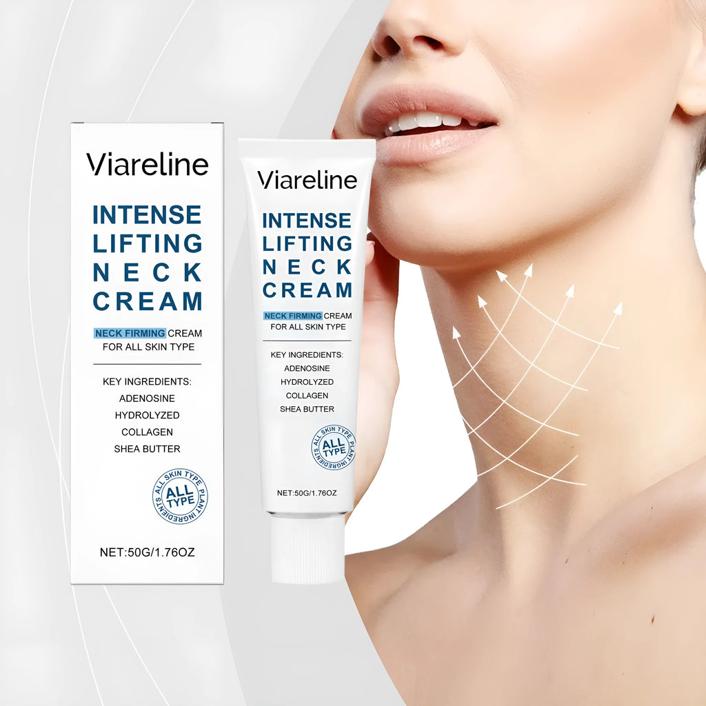 50g tightening neck cream container with hydrolysed collagen and shea butter for neck firming and hydration