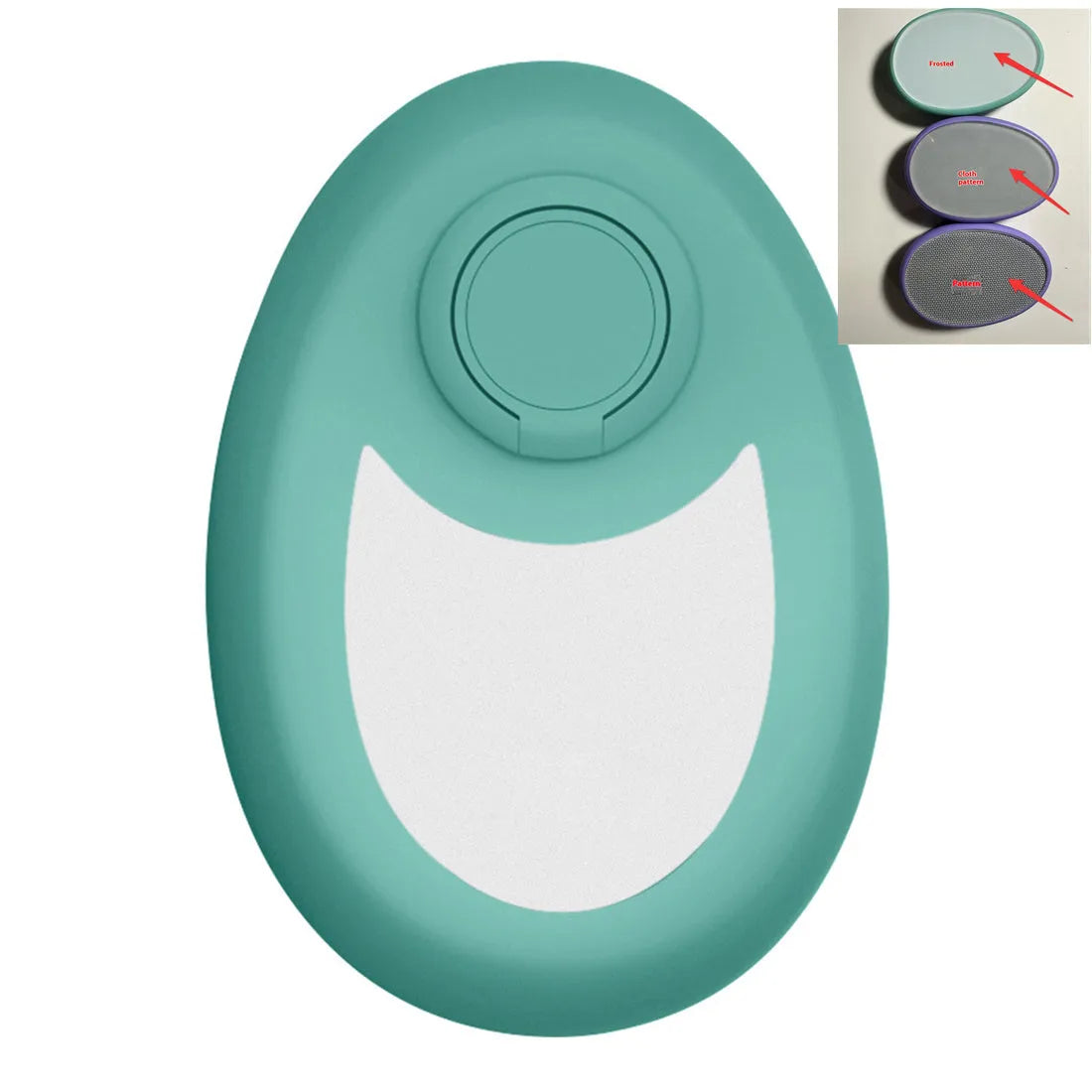 Upgrade Crystal Magic Crystal Epilator hair removal device in black with frosted finish finish