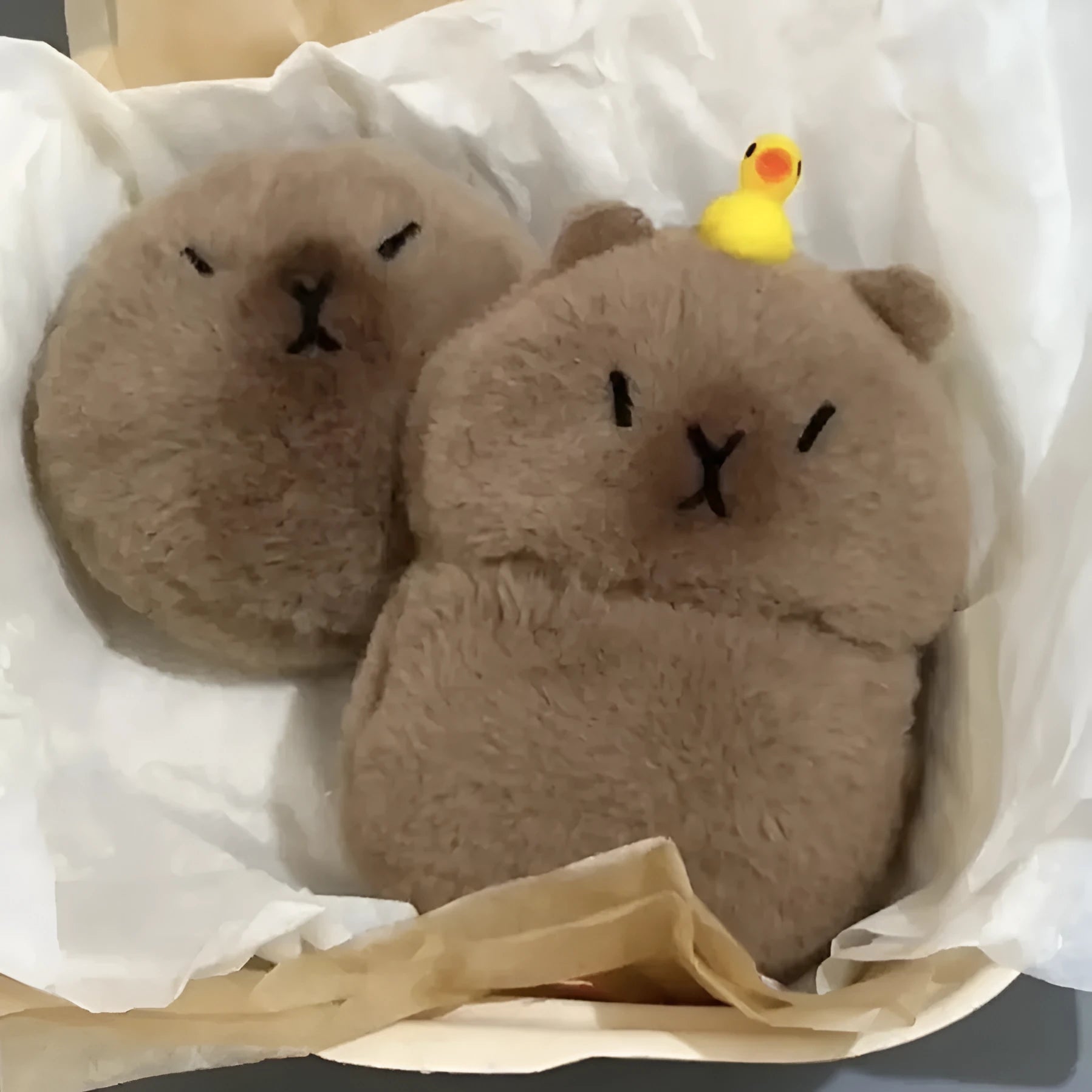 Capabala cute capybara earphone case for AirPods with hanging accessories and pop ring