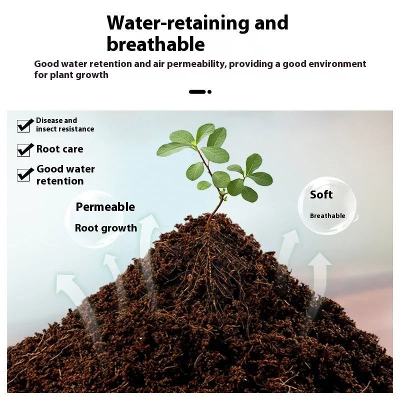 Loose granular nutrient soil blocks for vegetable planting and seedling cultivation